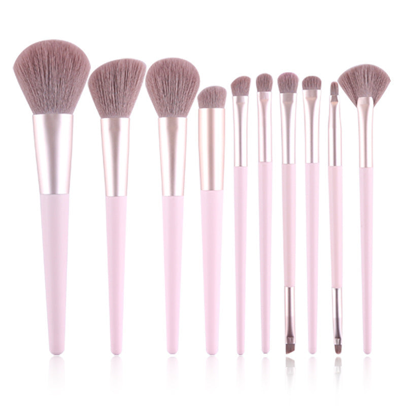 Nu Brush Rose Élégance | Set de 11 Pinceaux Pro & Trousse de Voyage✨